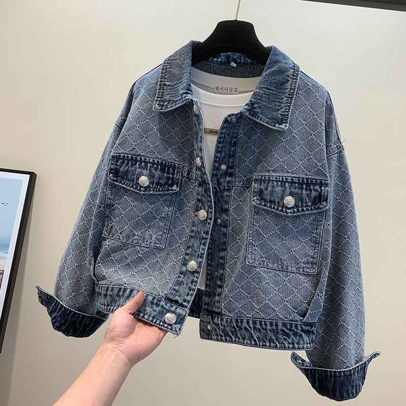 Womens Lightweight Outerwear Retro Biker Jacket Top