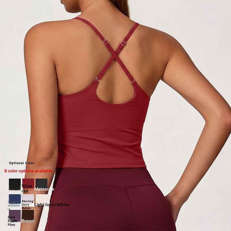 Yoga Tank Top Quick Drying Workout Wear For Outdoor Use