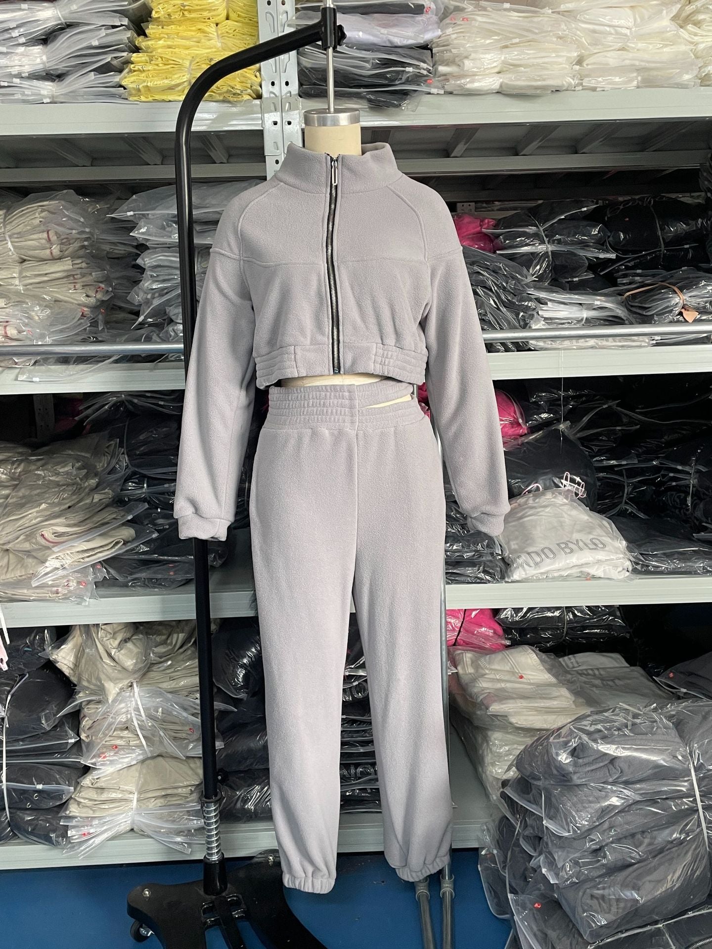 Y2G Women'S Hot Girl Double Pants Sweater Suit Two-Piece Set