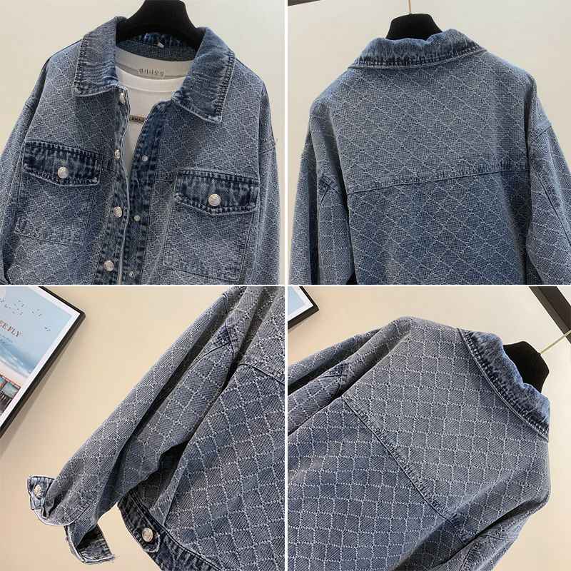 Womens Lightweight Outerwear Retro Biker Jacket Top